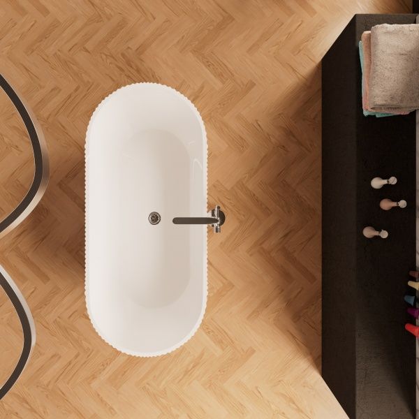 Приобрести frank акриловая ванна f6103 white,170х75 см, отдельностоящая