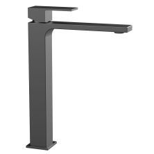 Vincea Высокий смеситель для раковины Cube, оружейная сталь VBF-1C02GM