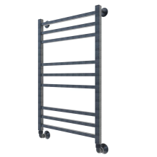 Veconi Полотенцесушитель водяной Vero-A 50х80 см, графит V8050GR-A