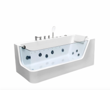 Frank Гидромассажная ванна F101L 170х180 см, асимметричная, левая, белая