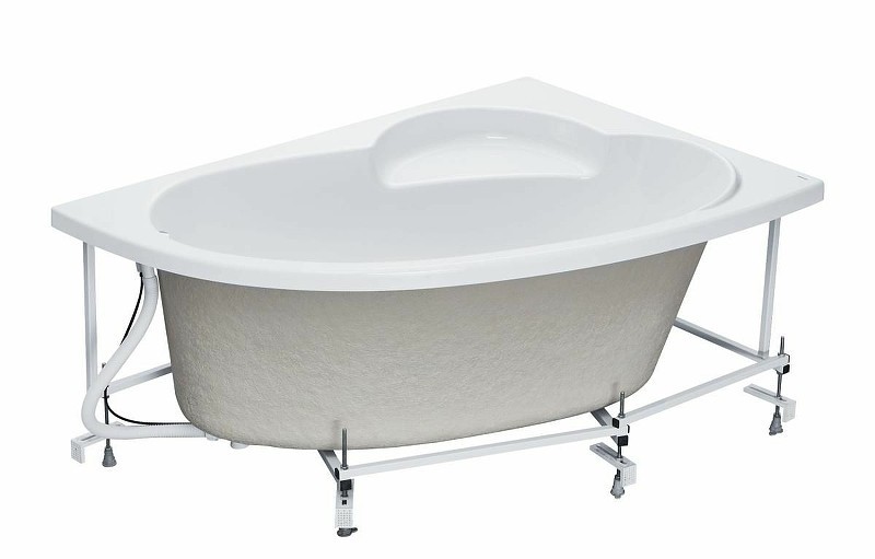 Приобрести асимметричная ванна шри-ланка 150х100 см, левосторонняя, белая