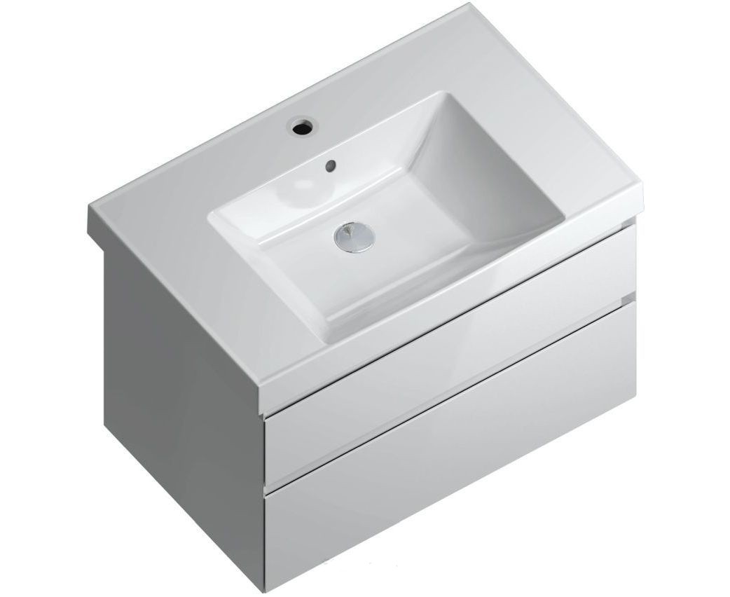 Приобрести тумба подвесная с раковиной kerama marazzi cubo 70 см, белый