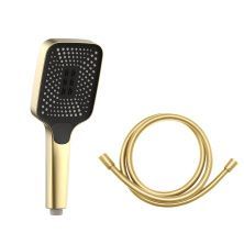 Vincea Лейка ручного душа со шлангом, брашированное золото VSHN-41HBG