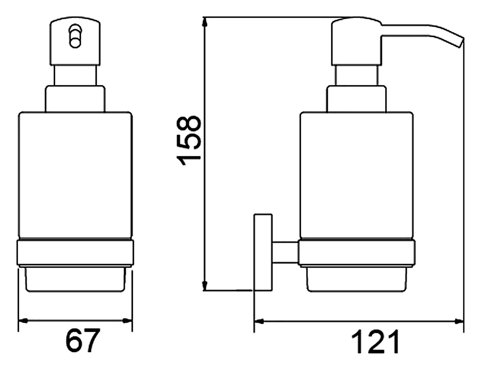 Приобрести дозатор timo saona 13039/03 черный