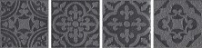 Декор напольный Kerama Marazzi Пьерфон Ins. Серый 4.9х4.9