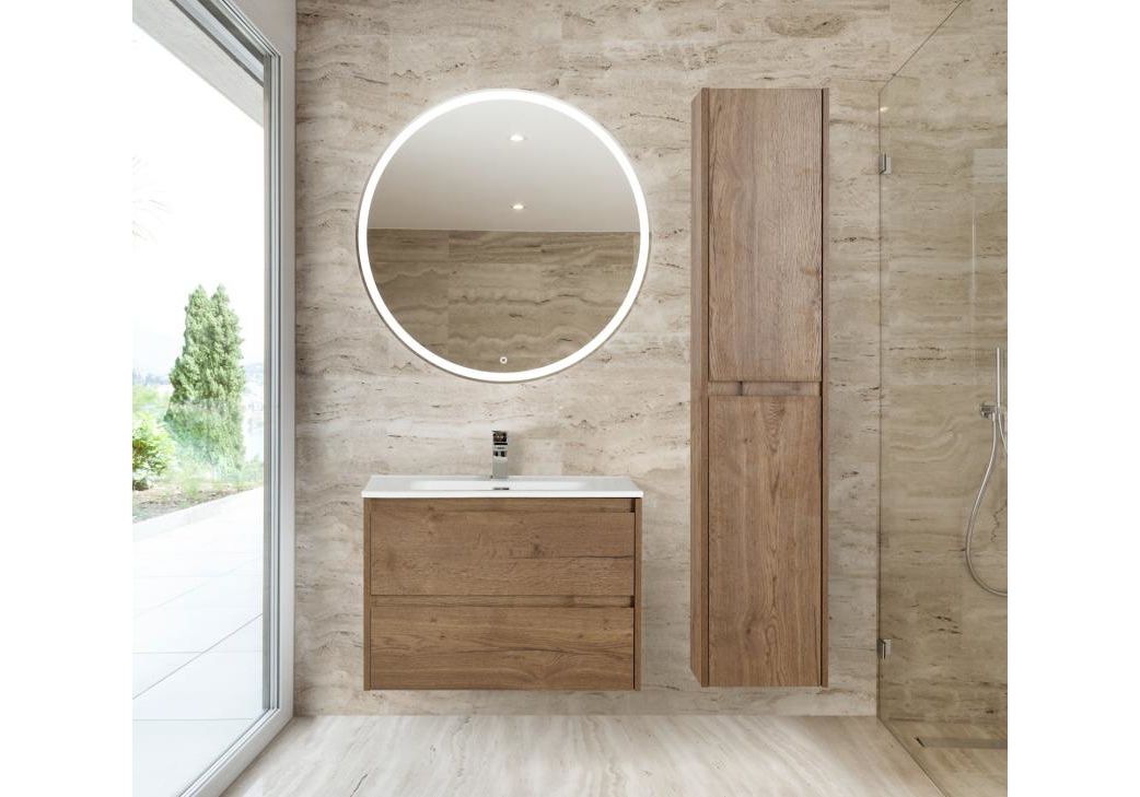 Приобрести пенал подвесной belbagno kraft-1600-2a-sc-rt-r 35 см, правый, rovere tabacco