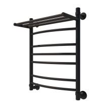 Veconi Полотенцесушитель водяной Nemi-B 50х60 см, черный N6050B-B
