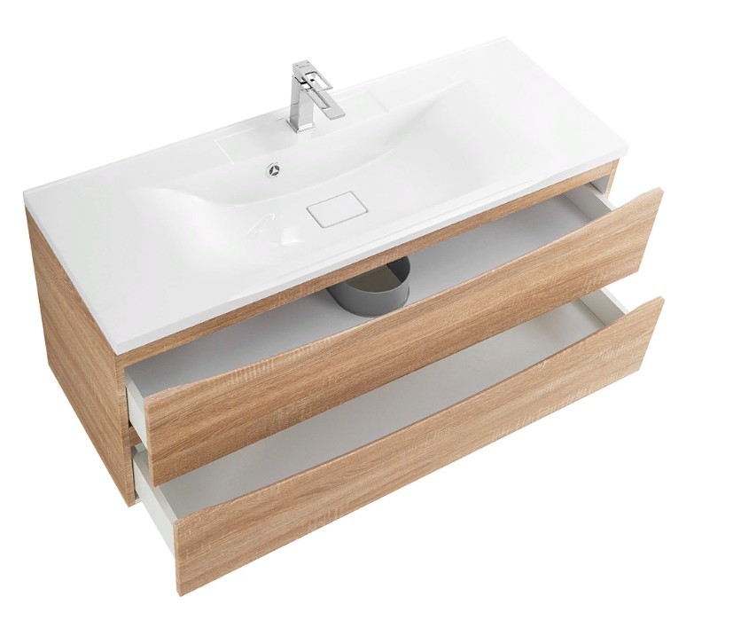 Приобрести тумба подвесная с раковиной belbagno marino-1200-2c-so-wo-p 120 см, rovere bianco