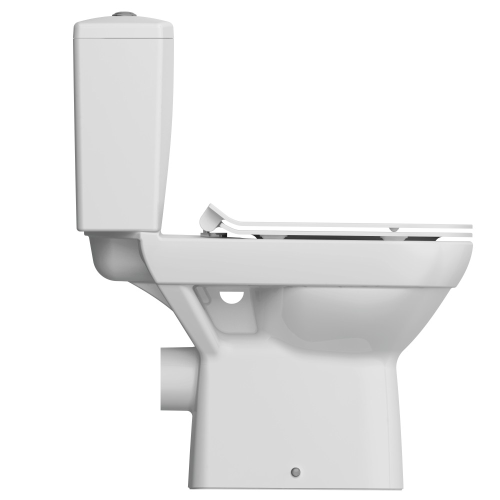 Приобрести напольный унитаз-компакт cersanit city clean on 011 + крышка с микролифтом