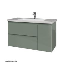 Caprigo Тумба с раковиной FORTE 100 см, правая, кобальт