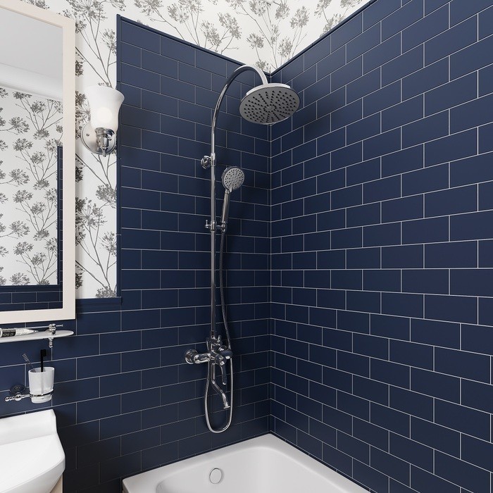 Приобрести iddis душевая система oldie, круглая d-206мм, хром oldsb3fi06