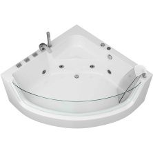 Grossman Гидромассажная ванна 135х135 см, угловая, белая GR-13513-1