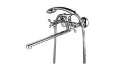 LEMARK Смеситель для ванны Vista, двухвентильный, хром LM7651C