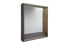 Сomforty Зеркало Томари-70 с подсветкой, дуб темно-коричневый