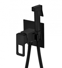 Смеситель с гигиеническим душем, встраиваемый ViEiR Sera, черный V353551С