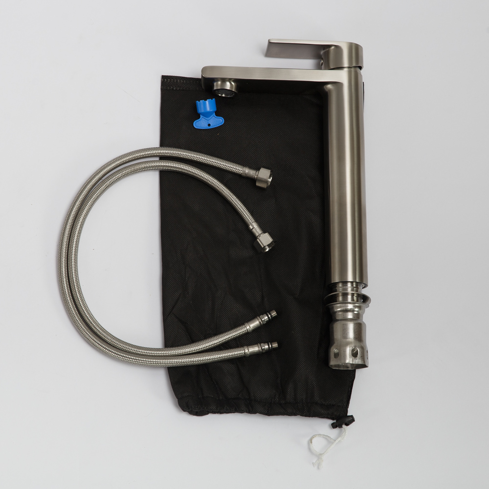 Приобрести belbagno смеситель для раковины nova, высокий, сатин nov-lmc-in