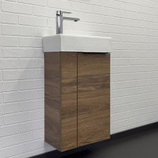 Сomforty Тумба с раковиной Асти-40 дуб темно-коричневый