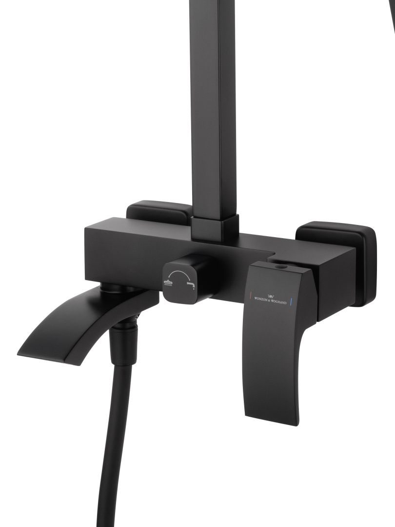 Приобрести душевая система wonzon & woghand fit, черный матовый (ww-88739009-mb)