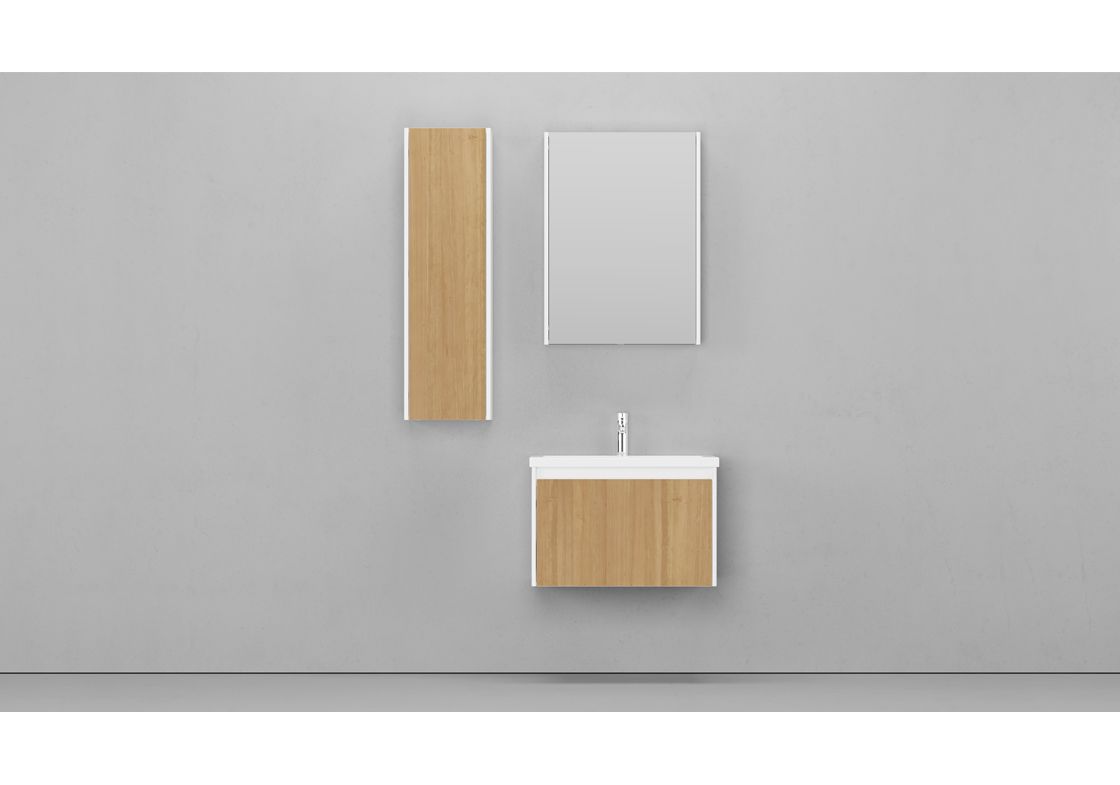 Приобрести тумба подвесная с раковиной velvex klaufs 70 см tpkla.70.1y-617.216, белый/дерево