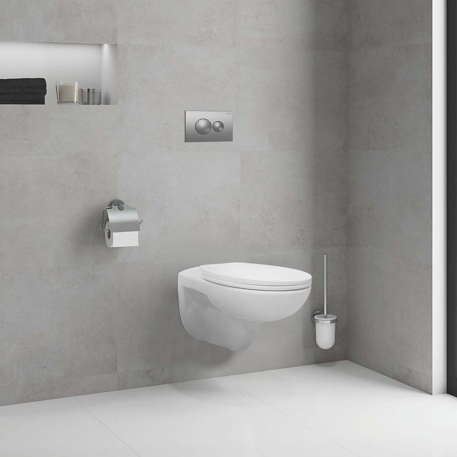 Приобрести loranto унитаз подвесной fredo 35,5х55 см, безободковый (cs-wh8005)