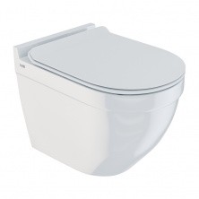 IDDIS Унитаз подвесной безободковый Cloud, с тонкой крышкой микролифт, CLORDSEi25