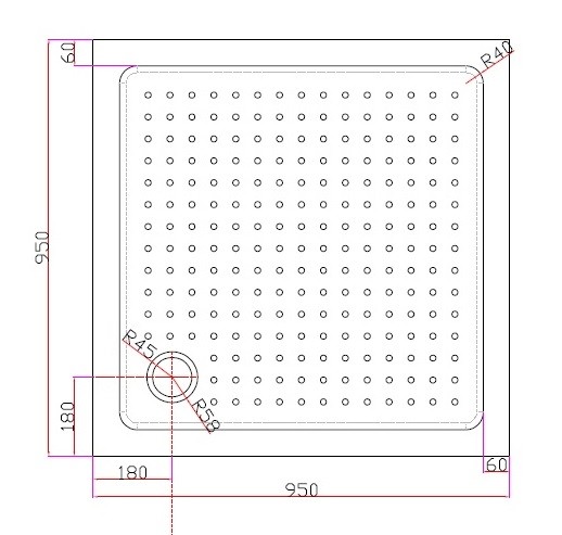 Приобрести cezares поддон акриловый tray 95х95см tray-a-a-95-15-w