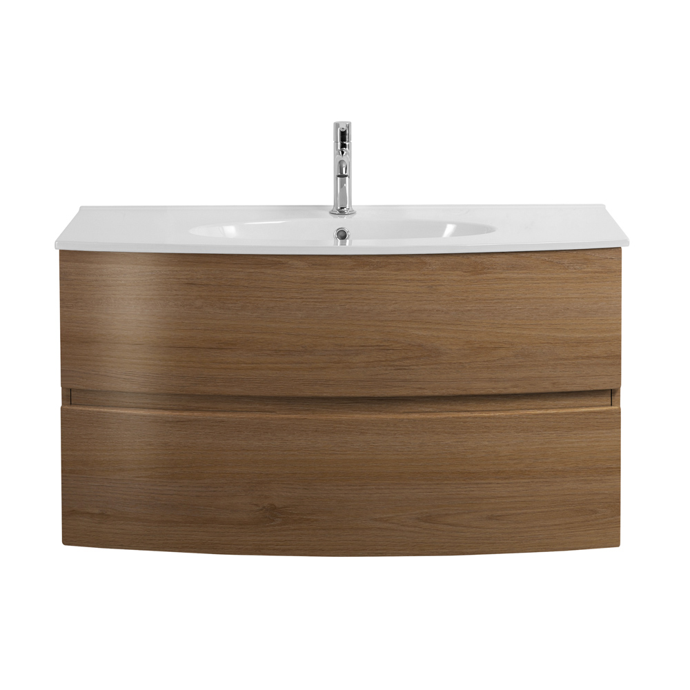 Приобрести cezares тумба подвесная с раковиной elettra 100 см rovere tabacco, дерево 55527