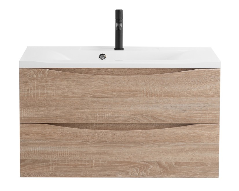 Приобрести тумба подвесная с раковиной belbagno marino-900-2c-so-wo-p 90 см, rovere bianco