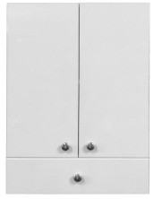 Loranto Шкаф подвесной Моника 60/1 60 см, белый (CS00049709)