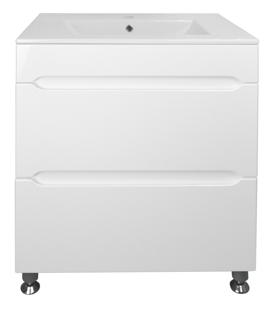 Приобрести loranto тумба напольная с раковиной арфа 70/2н 71х83 см , без подсветки (cs00071937)