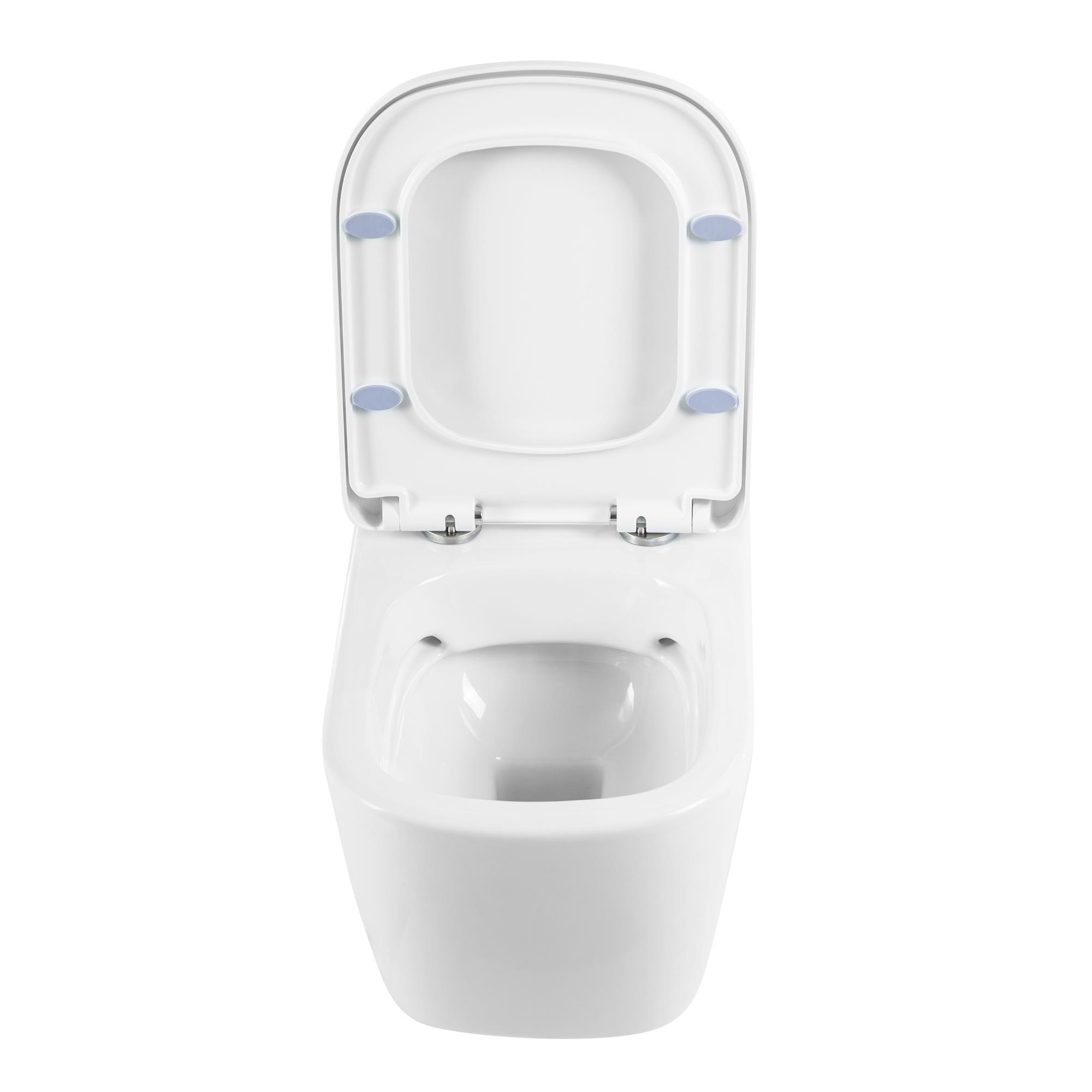 Приобрести belbagno унитаз безободковый подвесной albano с сиденьем дюропласт, микролифт, белый bb120chr/bb120sc