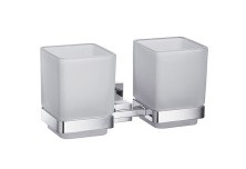 Стакан для зубных щеток двойной Timo Selene 10034/00 хром