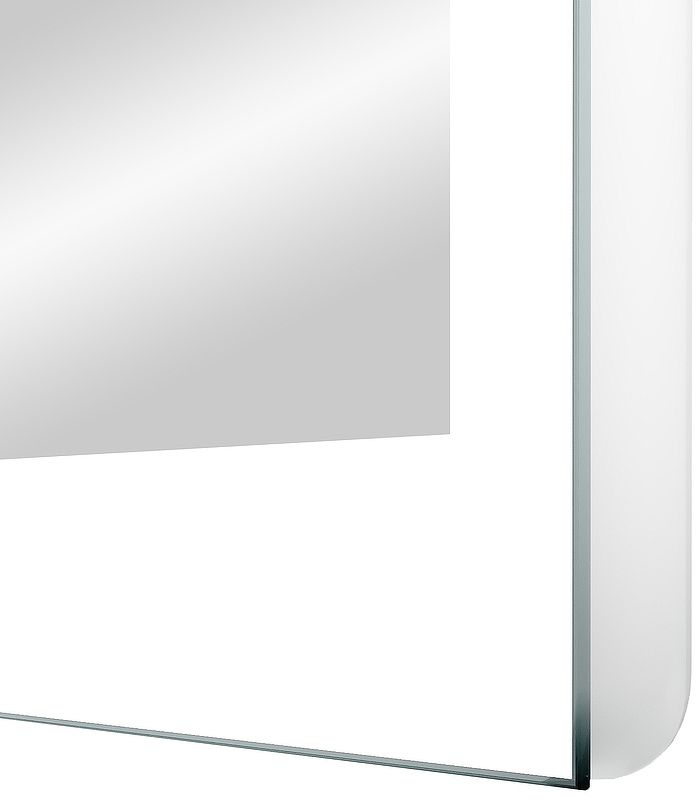 Приобрести continent зеркало с подсветкой relax 90х70 см, сенсорный включатель, белое