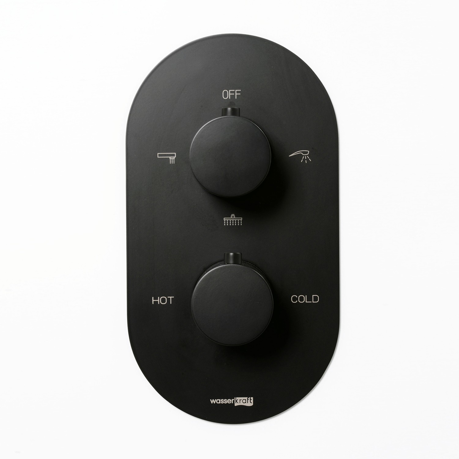 Приобрести wasserkraft смеситель для душа elbe 7444, с термостатом, матовый черный