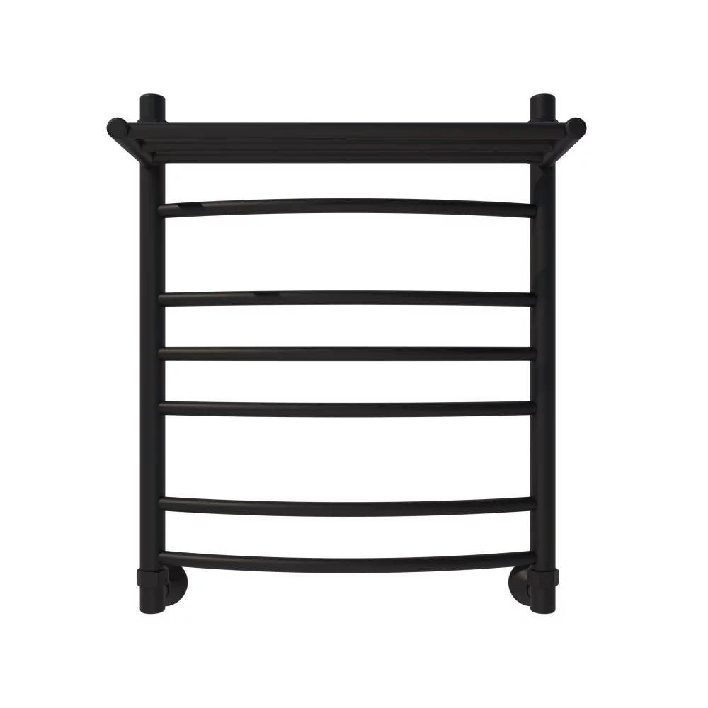 Приобрести veconi полотенцесушитель водяной nemi-b 50х60 см, черный n6050b-b