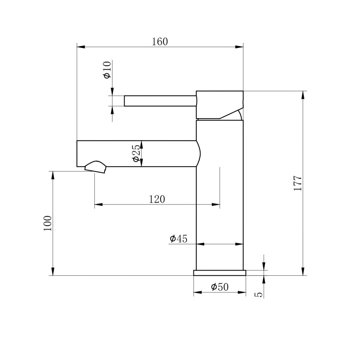Приобрести смеситель для раковины wonzon & woghand, черный матовый (ww-h9089-mb)