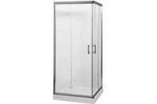 Aquanet Душевое ограждение Alfa Cube NAA1142 100x100, прозрачное стекло