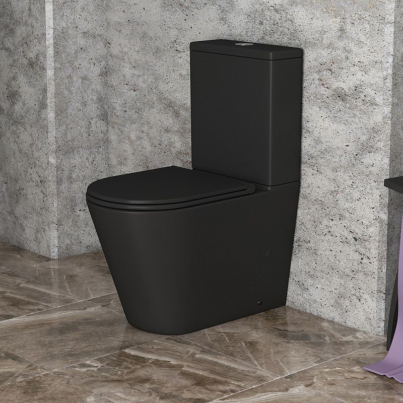 Приобрести grossman унитаз компакт, безободковый с сиденьем дюропласт, черный матовый gr-4449bms