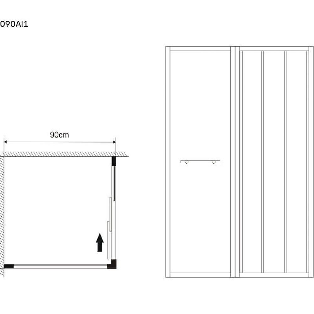 Приобрести grossman душевое ограждение alba 90х90 см, квадратное, хром\ прозрачное gr-9090al1