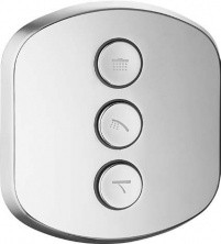 CEZARES Смеситель скрытого монтажа GLOBO 3-х позиционный кнопочный, хром GLOBO-F-DEV3-B-01