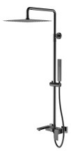 Boheme Стойка для душа QUBIC Shine Gun Metal 478-SGM