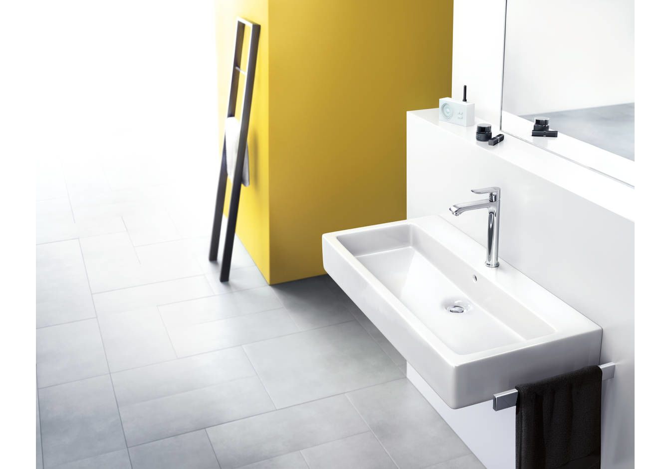 Приобрести смеситель для раковины hansgrohe metris с донным клапаном,, хром, 31183000