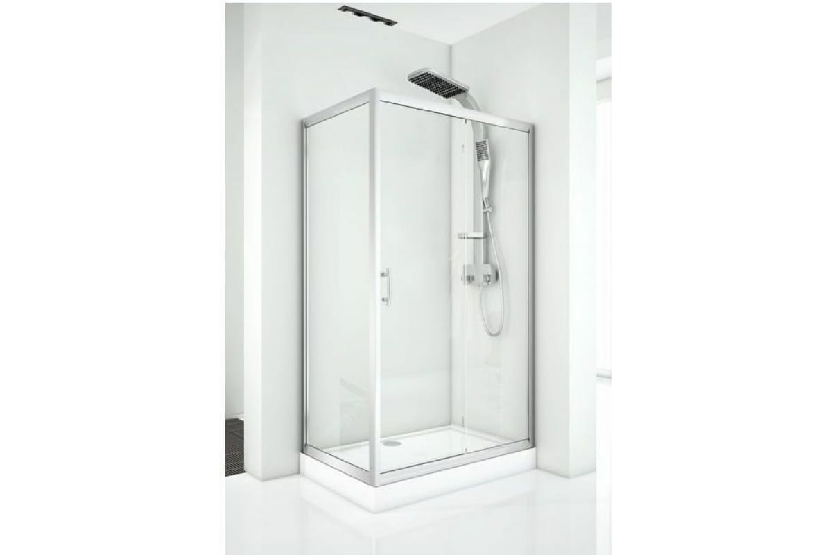 Приобрести aquanet душевое ограждение alfa naa1131 150x80, прозрачное стекло