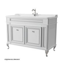 Caprigo Тумба с раковиной FRESCO 120 см, белая, эмаль