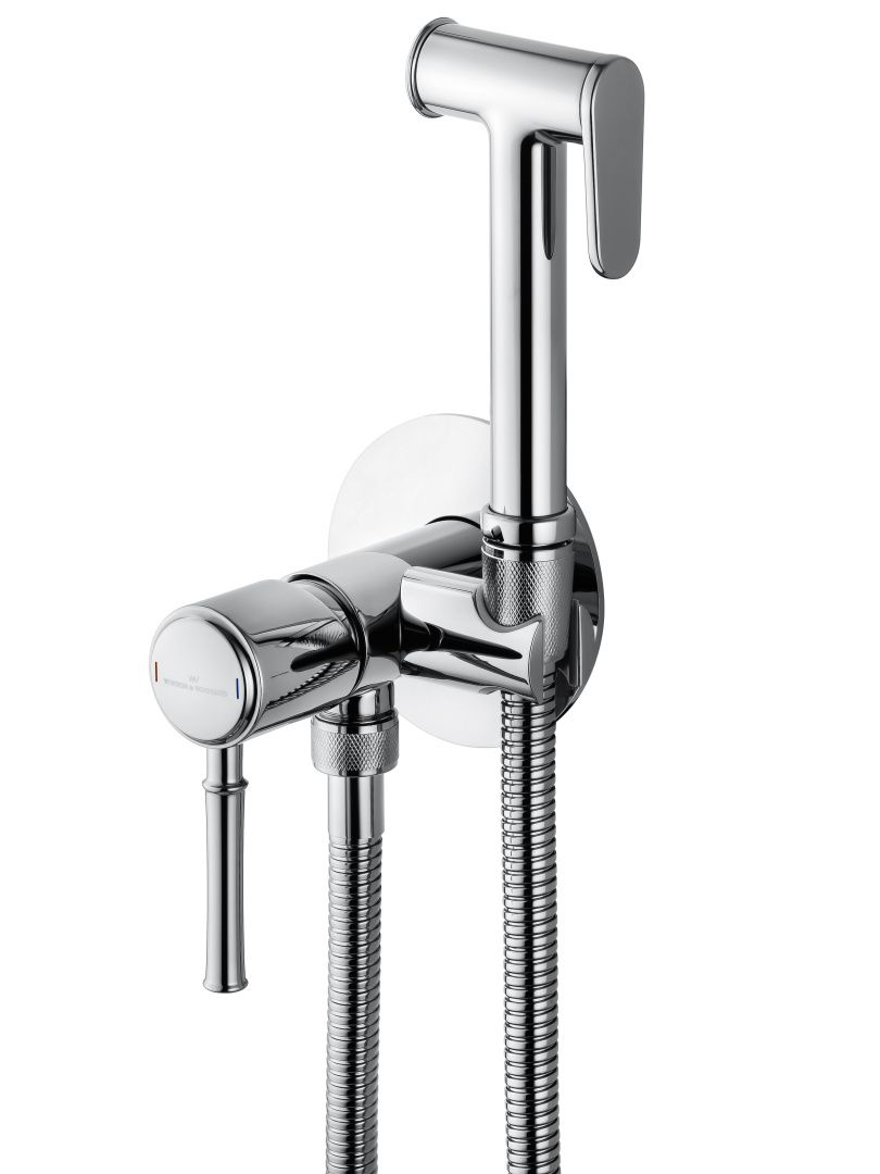 Приобрести смеситель с гигиеническим душем встраиваемый wonzon & woghand tor, хром (ww-88829073-cr)