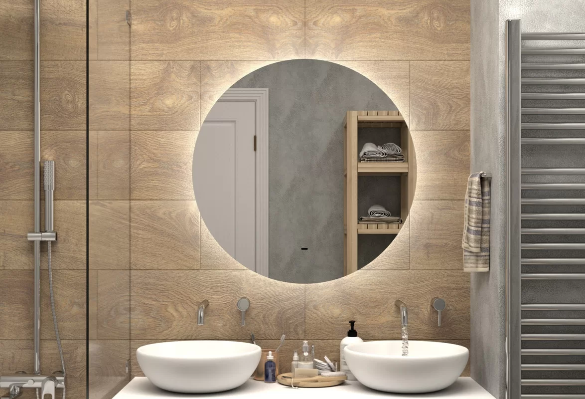 Приобрести continent зеркало с подсветкой ajour 65х65 см, белое