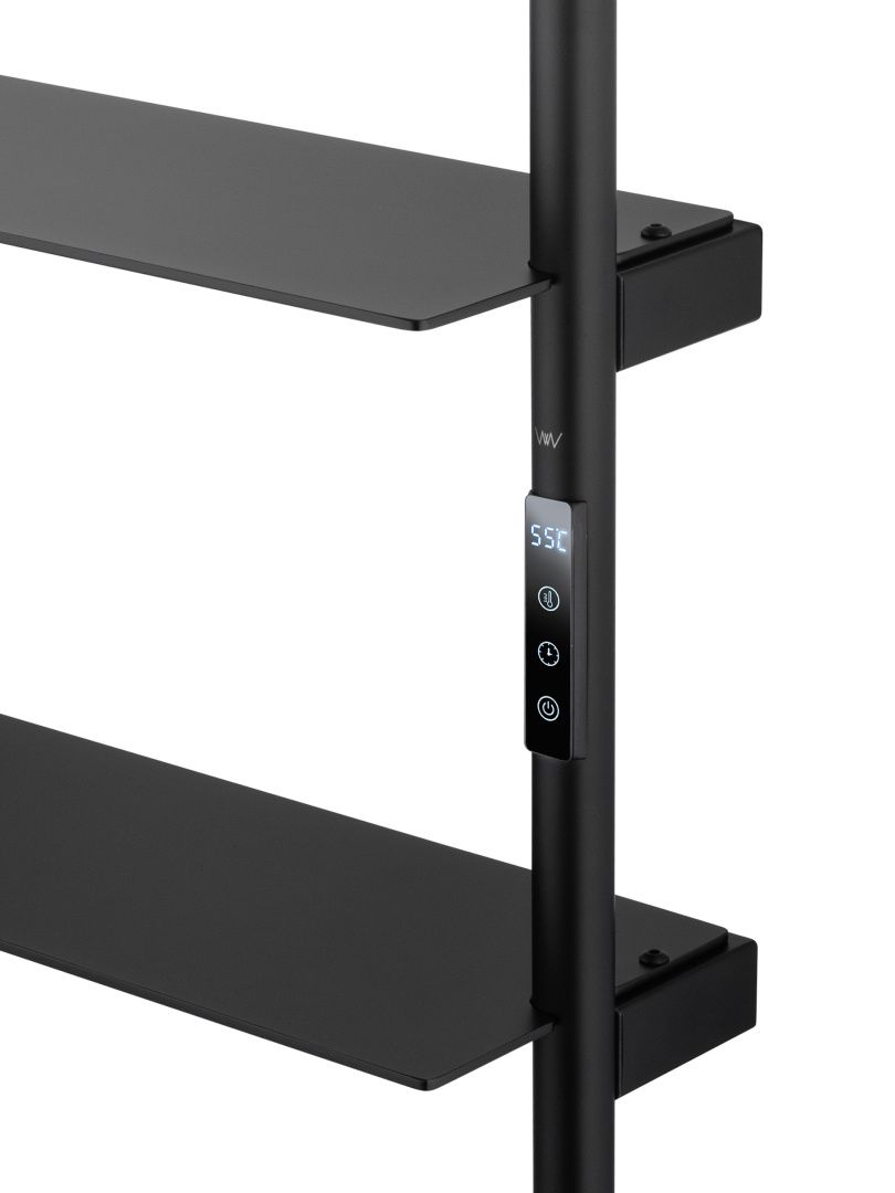 Приобрести полотенцесушитель электрический wonzon & woghand düsseldorf, черный матовый (ww-a205-mb)