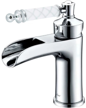 Boheme Смеситель для раковины Vogue, хром\белый матовый 221-MR-W