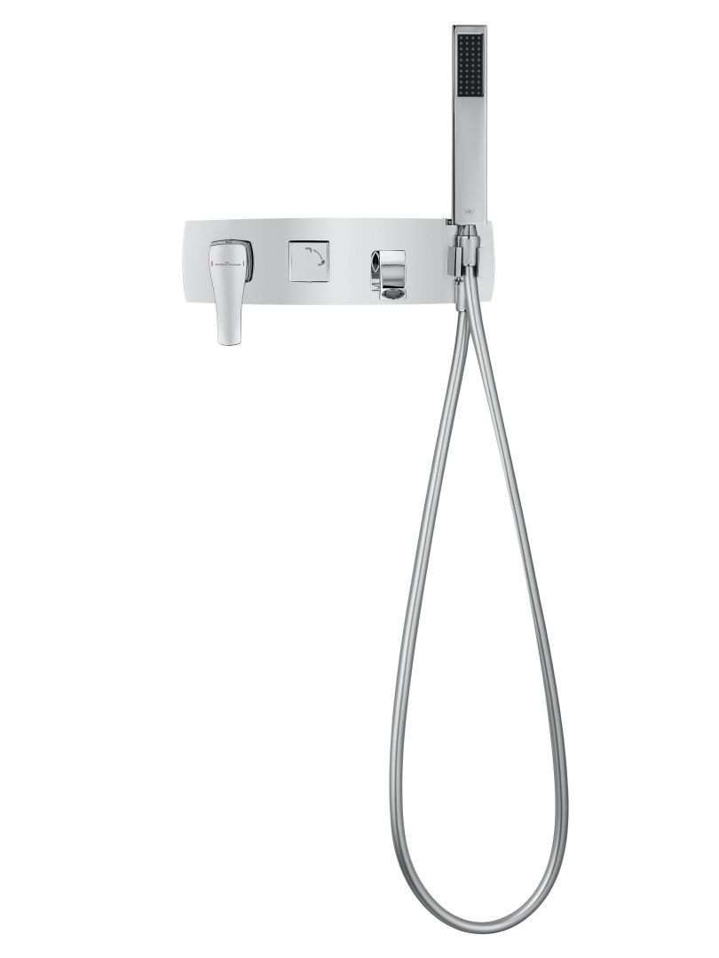 Приобрести смеситель для ванны встраиваемый wonzon & woghand flex, хром (ww-88889072-cr)