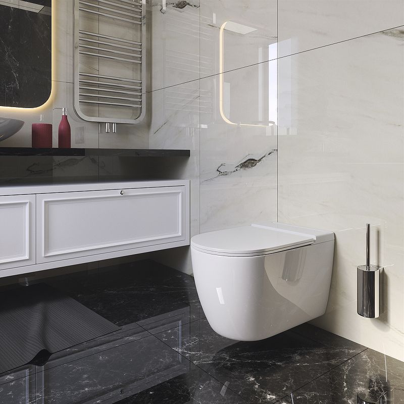 Приобрести grossman унитаз подвесной impuls, многофункциональный, с крышкой дюропласт, микролифт, белый gr-5502